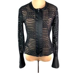 Vintage JS Collections sheer cocktail jacket